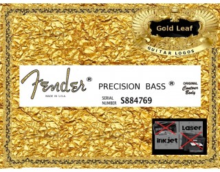 Fender Precision Bass Guitar Decal 5g